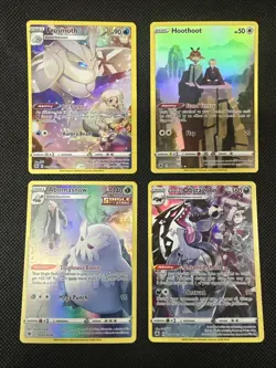 Pokemon Astral Radiance Trainer Gallery Lot 4 Cards Abomasn Frosmoth Hoothoot NM - Image 1
