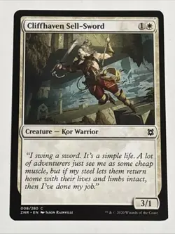 MTG Zendikar Rising Cliffhaven Sell-Sword 008/280 NM - Image 1