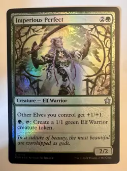 Imperious Perfect 0719 Foil Foundations FDN MTG - Image 1