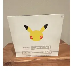 Pokemon Celebrations Elite Trainer Box English Sealed -Slight Tear, See Photo - Image 1