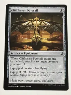 MTG Zendikar Rising Cliffhaven Kitesail 243/280 NM - Image 1