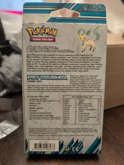 2013 Pokemon TCG Black White Plasma Freeze Leafeon Theme Deck Psy Crusher NEW - Image 2