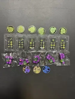 11 Sets Of Pokemon Ascended Heroes ETB/Perfect Order Coins & Dice - Image 1