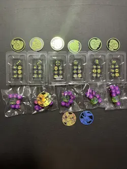 11 Sets Of Pokemon Ascended Heroes ETB/Perfect Order Coins & Dice - Image 5