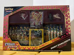 Pokemon Shiny Zamazenta Crown Zenith Premium Figure Collection Sealed - Image 1