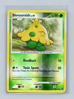 Shroomish 108/132 Common Secret Wonders Pokemon Reverse Holo Lightly Played - Image 1