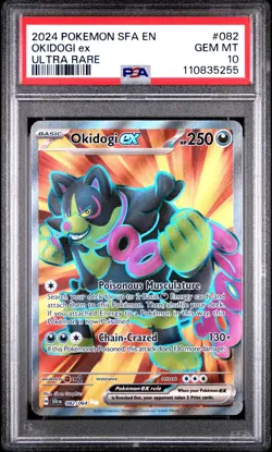PSA 10 SFA EN Okidogi ex #82 Ultra Rare - 2024 Pokemon Shrouded Fable 082/064 - Image 1