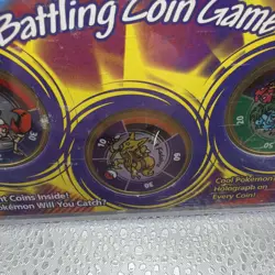 1999 Pokemon Battling Coin Game- In Case Venosaur Kadabra Krabby - Image 3