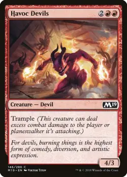 Magic the Gathering MTG Havoc Devils Core Set 2019 M19 146/280 Common NM/M - Image 1