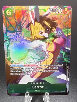 One Piece TCG Carrot ALT ART ENGLISH EB03-013 HEROINES Edition Near Mint - Image 1