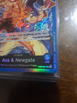 Ace & Newgate St22-001 One piece TCG English NM Condition - Image 4