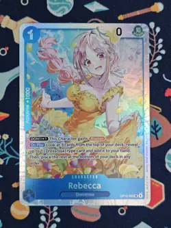 One Piece TCG Rebecca (OP15-053) SR Adventure On Kami’s Island Set, ENGLISH - Image 1