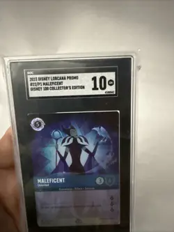 PSA 10 2023 Disney Lorcana Maleficent #22 Promo Disney 100 Collectors Edition ￼ - Image 3