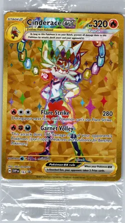 Sealed - Cinderace ex 163 SV: Scarlet & Violet Promo Cards - Pokemon Card - Image 1