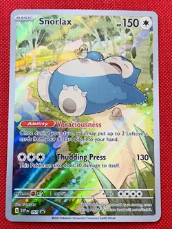Snorlax 051 Sv: Scarlet & Violet Promo Cards Holo NM - Image 1