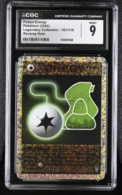 CGC 9 MINT Potion Energy 101/110 Legendary Collection Reverse Holo Pokemon Card - Image 1