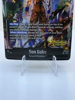 Son Goku FS09-07 SR Starter Deck Shallot Legends Dragon Ball Card English Fusion - Image 3