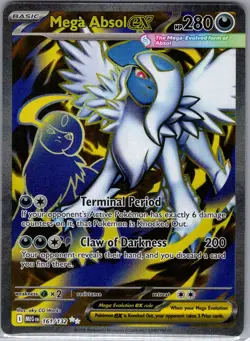 Mega Absol ex 161/132 ME01: Mega Evolution - Pokemon Card - NM - Image 1