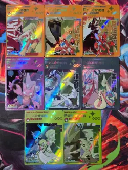 Pokemon Mengka OR Lot 9 Cards - Image 1