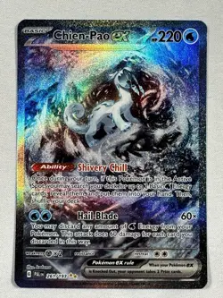 Pokemon Chien-Pao EX 261/193 Paldea Evolved Holo Special Illustration Rare NM - Image 1