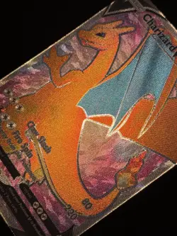 Charizard V SWSH050 Black Star Promo Full Art Holo Rare Pokemon Card AA9 NM1 - Image 3
