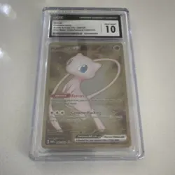 Pokemon Mew EX 205/165 Ultra Rare Gold Metal CGC 10 Scarlet & Violet 151 - Image 1