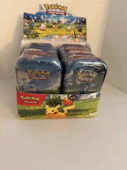 10x Pokemon TCG Ascended Heroes Mini Tins Sealed - With Display Case (Unsealed) - Image 1
