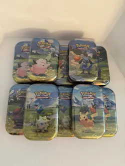 10x Pokemon TCG Ascended Heroes Mini Tins Sealed - With Display Case (Unsealed) - Image 4