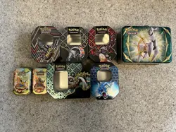 Assortment Of Empty Pokemon Tins - Image 1