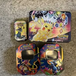 Assortment Of Empty Pokemon Tins - Image 2