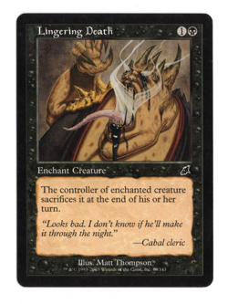 MTG-Lingering Death-Scourge-69-MP-NonFoil - Image 1
