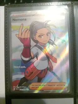 Pokemon Paldean Fates Nemona 229/091 Ultra Rare - Image 1