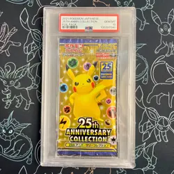 PSA 10 - Pokemon Sealed 25th Anniversary Pack Booster Japanese Foil Sealed - Image 1