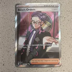 Pokemon Boss's Orders Full Art Holo Rare 256/227 Ascended Heros Super Clean 🔥 - Image 1