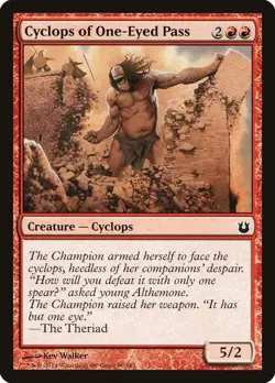 Magic the Gathering MTG Cyclops of One-Eyed Pass Born the Gods BNG 90/165 C NM/M - Image 1