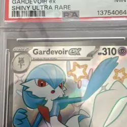 Pokemon Gardevoir ex Shiny Ultra Rare SV: Paldean Fates Holo PSA 9 217/091 - Image 2