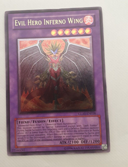 YUGIOH EVIL INFERNO WING ULTIMATE RARE GLAS-EN038 NM - Image 1