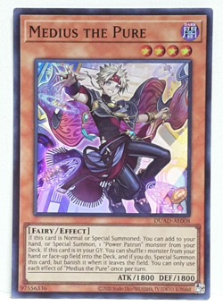 Yugioh Asia-English Medius the Pure DUAD-AE008 Super Rare - Image 1