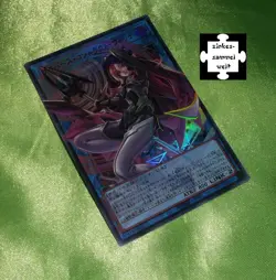 Yu Gi Oh Karte CYBERSE CONTRACT WITCH LOCH JP018 extended art OVERFRAME mint JP - Image 1