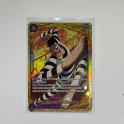 One Piece TCG Mr.2 Bon Kurei (Bentham) EB01-061 SEC PRB02 Secret Rare English - Image 1