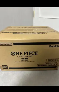 One piece OP02 OP-02 Booster Sealed Case Carton 12 boxes Paramount War Japanese - Image 1