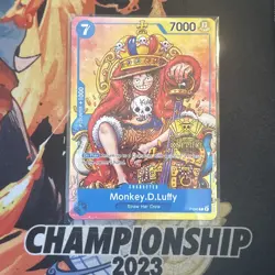 One Piece Monkey.D.Luffy (2nd Anniversary Stamped Promo) P-043 - Image 1