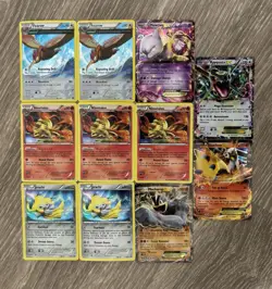 Pokemon XY BW Era Promo EX Holo Card Lot Fearow Ninetales Mewtwo Rayquaza - Image 1
