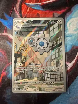 Klang 140/086 BLK EN: Holo Rare Steel Stage 1 90 HP 50 Power Pokemon Card - Image 1