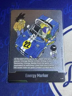 Energy Marker E-76 Silver Manga Booster 02 Dragon Ball Card English DB.7 NM - Image 1