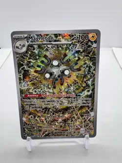 Pokemon TCG Magneton SVP 159 Surging Sparks Promo Card Near Mint Condition - Image 1