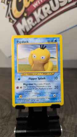 Pokemon Psyduck Neo Destiny 79/105 50 HP Common Regular Unlimited English Card - Image 1