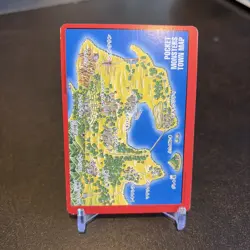 Blastoise Town Map No. 156 Pokemon Card Japanese Bandai Carddass 1996 - Image 2