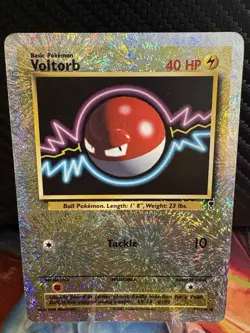 Voltorb 71/110 Legendary Collection Reverse Holo LP Pokemon Card WOTC 2002 - Image 1