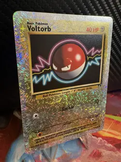 Voltorb 71/110 Legendary Collection Reverse Holo LP Pokemon Card WOTC 2002 - Image 3